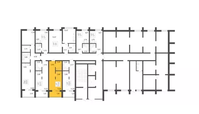 Квартира-студия: Сочи, микрорайон Бытха, Ясногорская улица, 16/2к3 ... - Фото 2