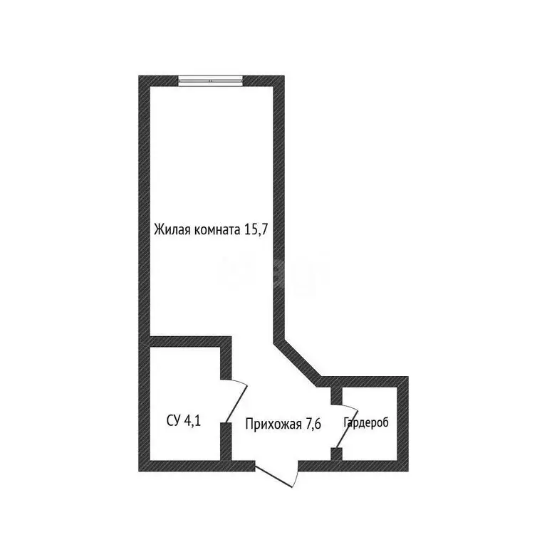 Квартира-студия: аул Новая Адыгея, улица Тургеневское шоссе, 3Б/41 ... - Фото 1