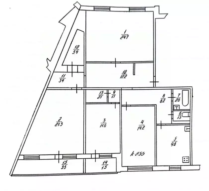 4-к кв. Татарстан, Казань Азино-1 мкр, ул. Закиева, 23 (115.9 м) - Фото 1