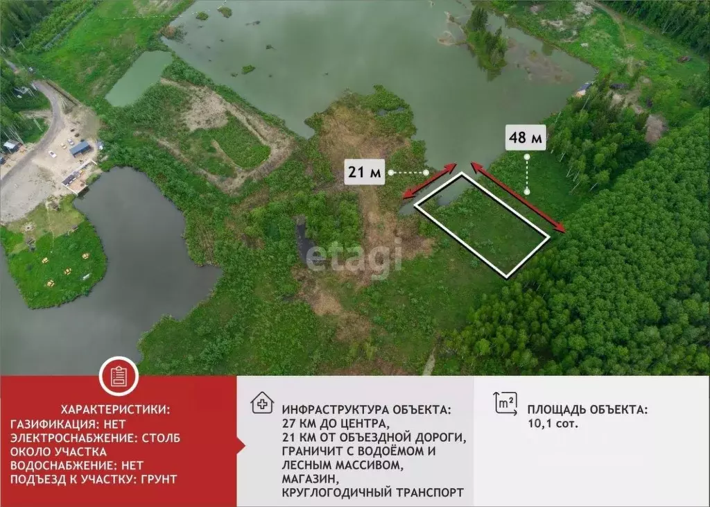 Участок в Тюменская область, Нижнетавдинский муниципальный округ, ... - Фото 1