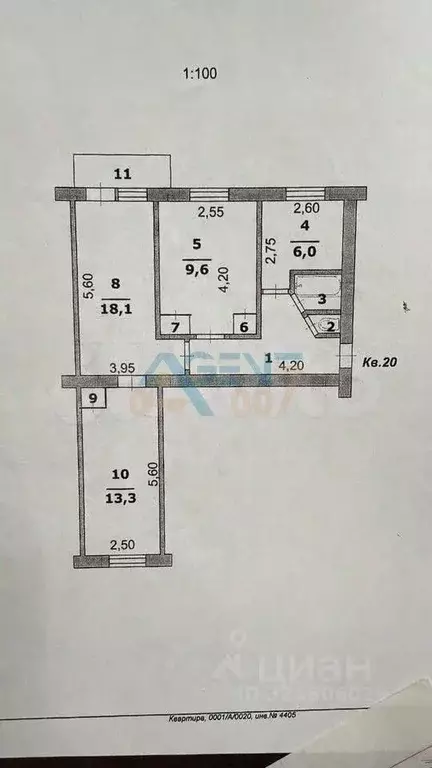 3-к кв. Белгородская область, Белгород ул. Белгородского полка, 33 ... - Фото 2