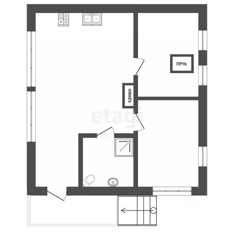 Дом в Забайкальский край, Читинский район, Атамановка пгт Пионерская ... - Фото 1