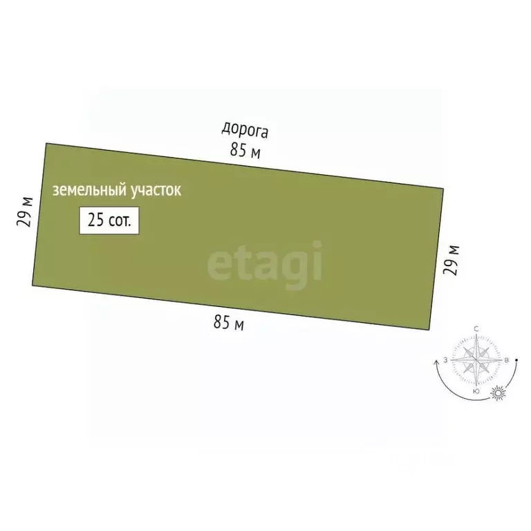 Участок в Крым, Ленинский район, Мысовское с/пос, с. Семеновка ул. ... - Фото 2