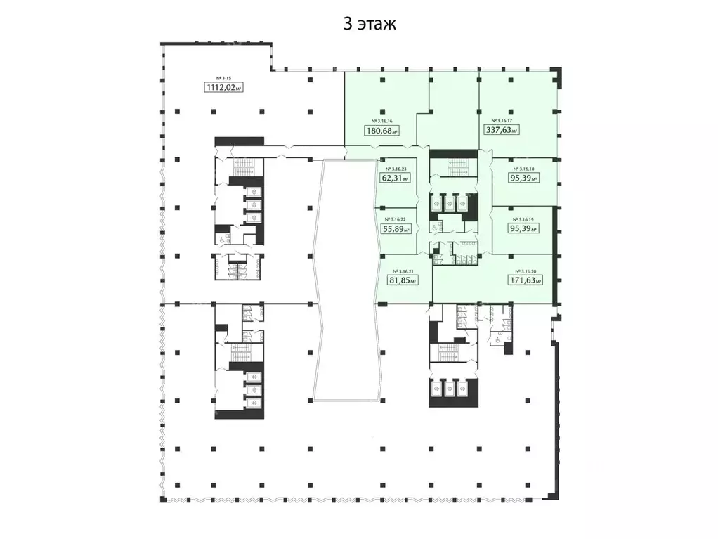 Офис в Санкт-Петербург Левашовский просп., 15 (1081 м) - Фото 2