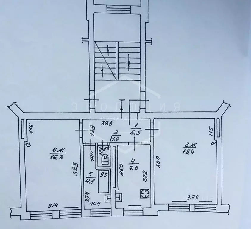 2-к кв. Калининградская область, Калининград Киевская ул., 114 (53.6 ... - Фото 2