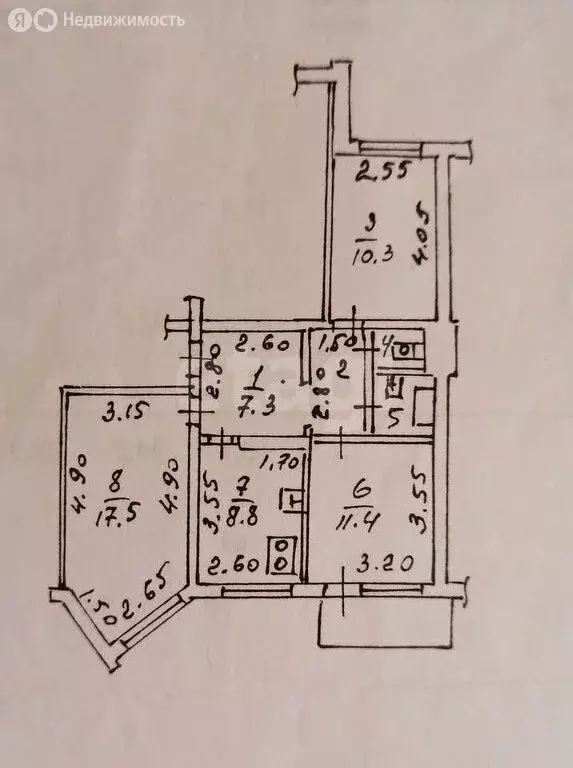 3-комнатная квартира: Липецк, проспект Победы, 11 (64 м) - Фото 1