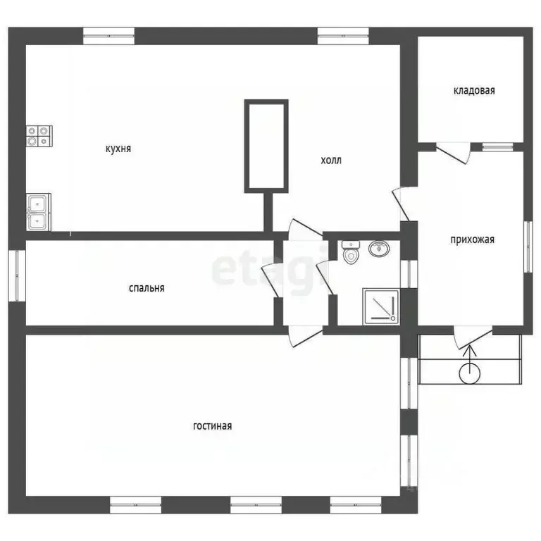 Дом в Челябинская область, Еманжелинск ул. Молодежная, 36 (45 м) - Фото 2