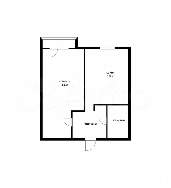 1-к. квартира, 30 м, 3/4 эт. - Фото 0