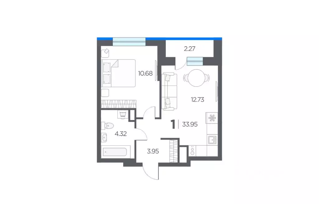 1-к кв. Рязанская область, Рязанский район, Дядьковское с/пос, с. ... - Фото 1