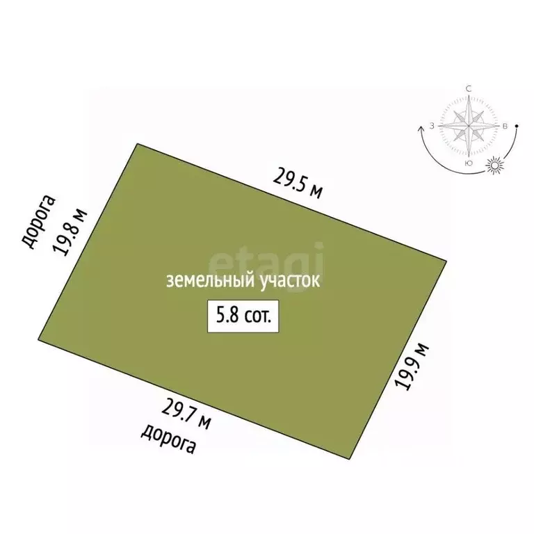 Участок в Пермский край, Пермский муниципальный округ, д. Большая Мось ... - Фото 2