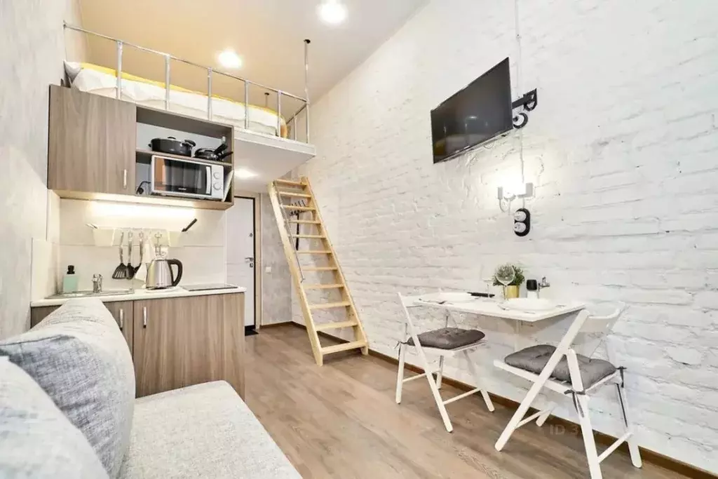 Студия Санкт-Петербург Коломенская ул., 33/40 (23.0 м) - Фото 0