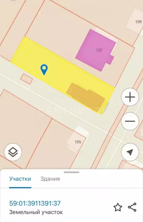 Участок в Пермский край, Пермь ул. Огородникова, 107 (8.0 сот.) - Фото 2