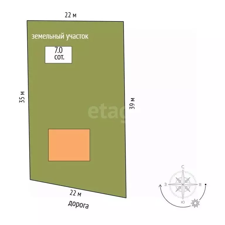 Участок в Москва Вороновское поселение, № 415 кв-л,  (7.0 сот.) - Фото 1