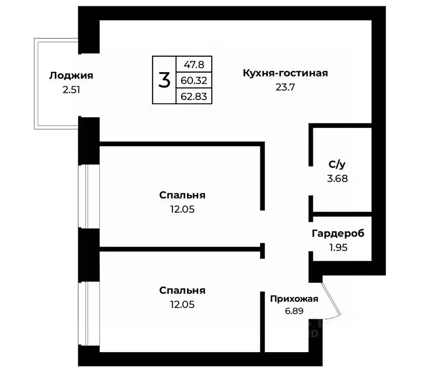 3-к кв. Оренбургская область, Оренбургский район, пос. Пригородный ... - Фото 0
