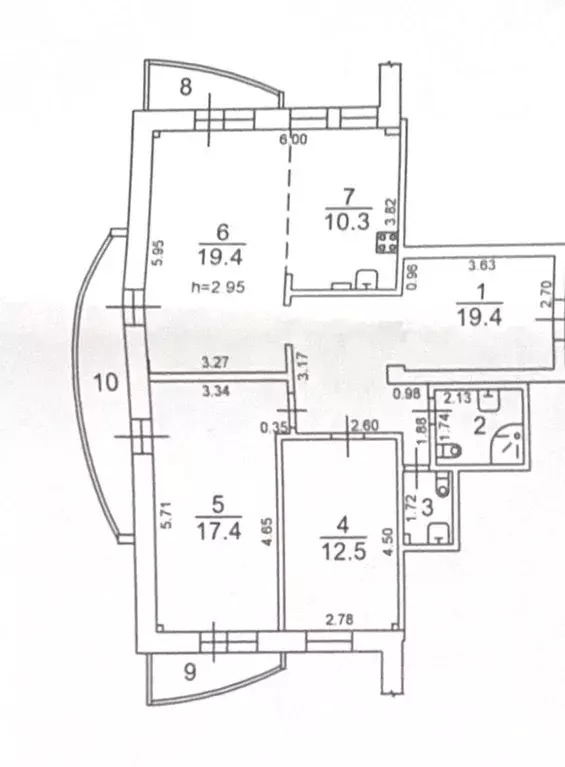 3-к кв. Иркутская область, Иркутск Дальневосточная ул., 154/10 (98.0 ... - Фото 2