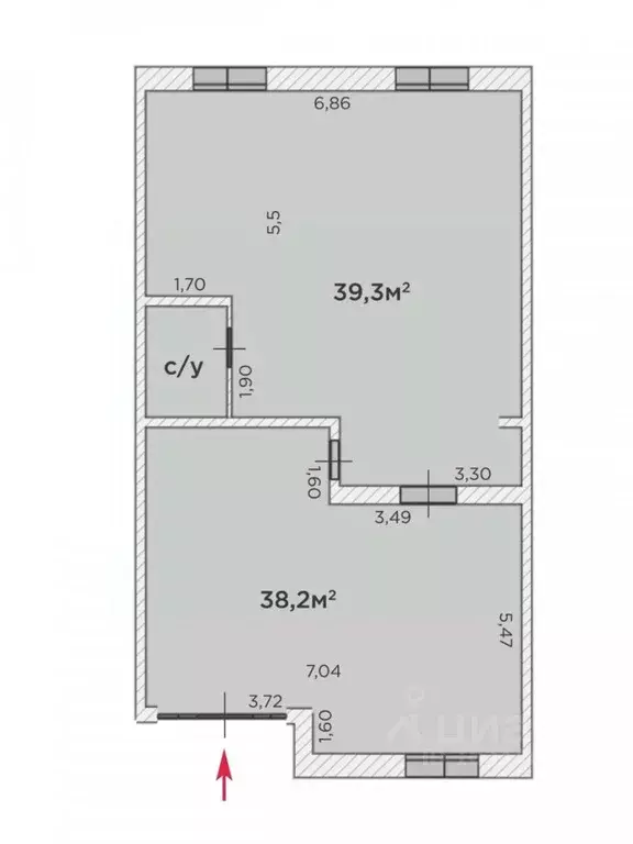 Торговая площадь в Тюменская область, Тюмень Советская ул., 88 (80 м) - Фото 1