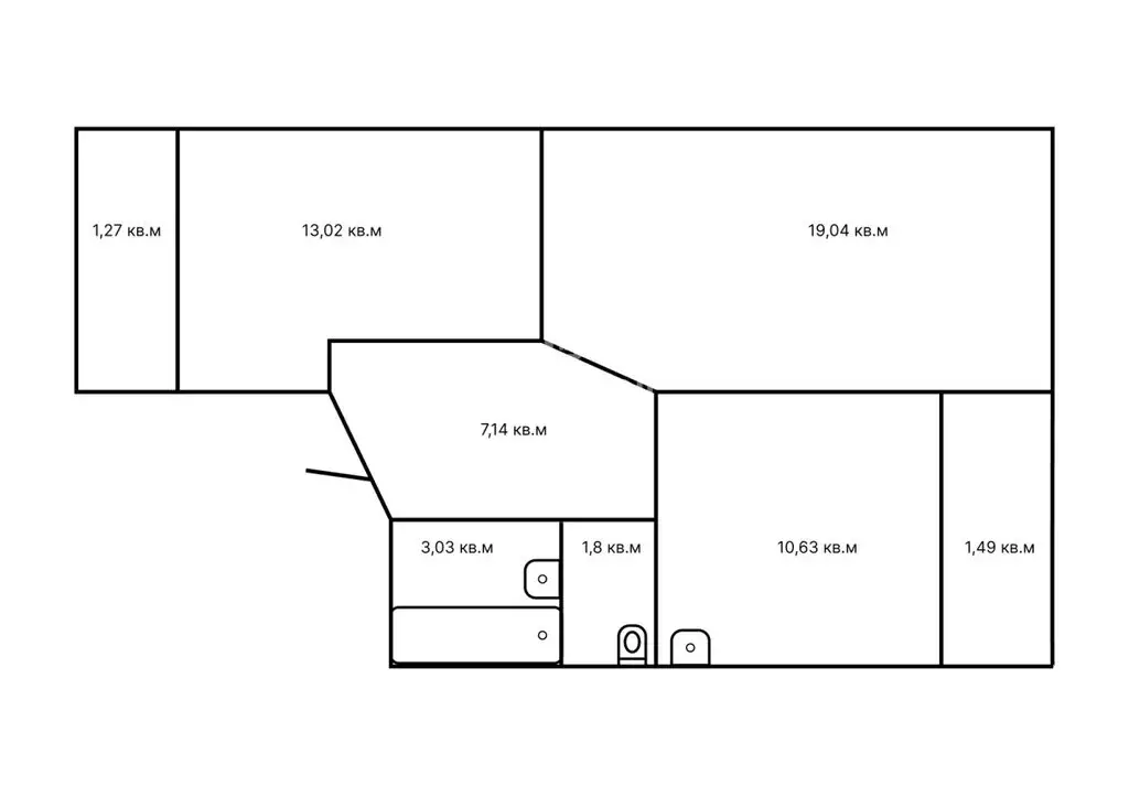2-комнатная квартира: Екатеринбург, улица Спутников, 16 (53.9 м) - Фото 1