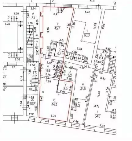 Помещение свободного назначения в Москва Холодильный пер., 3к1с2 (153 ... - Фото 2