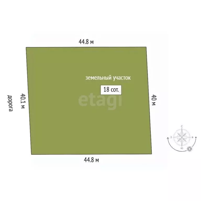 Участок в Тюменская область, Тюменский муниципальный округ, д. ... - Фото 2