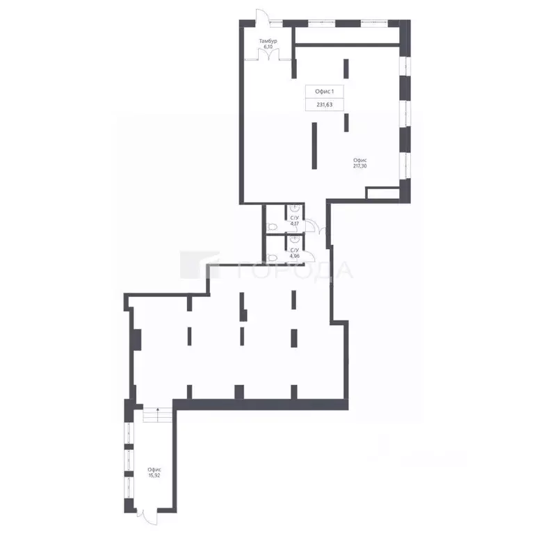 Офис в Новосибирская область, Новосибирск ул. Дуси Ковальчук, 246 (232 ... - Фото 2