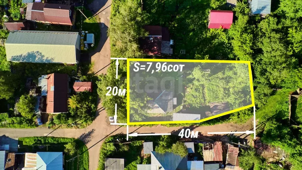 Участок в Томская область, Томск Черемошники мкр, пер. Некрасова (7.55 ... - Фото 2