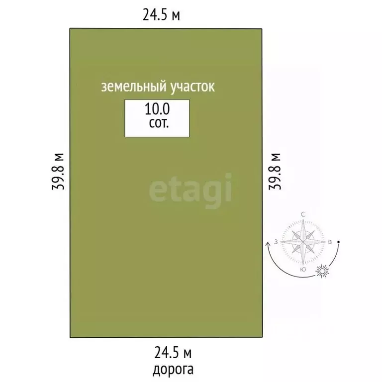 Участок в Челябинская область, Сосновский муниципальный округ, д. ... - Фото 1