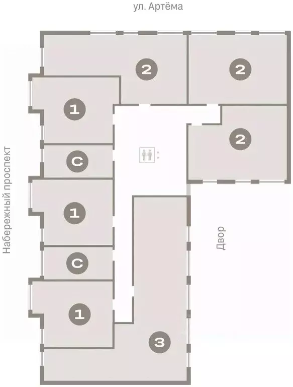 Студия Ханты-Мансийский АО, Сургут 1-й мкр, Нефть жилой комплекс (24.0 ... - Фото 1