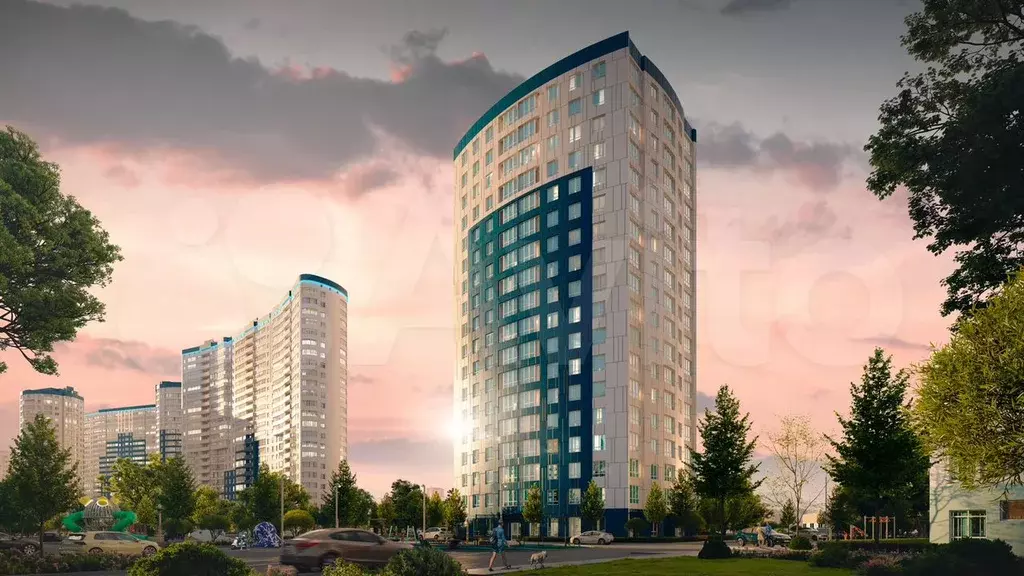 1-к. квартира, 37,5 м, 19/24 эт. - Фото 1