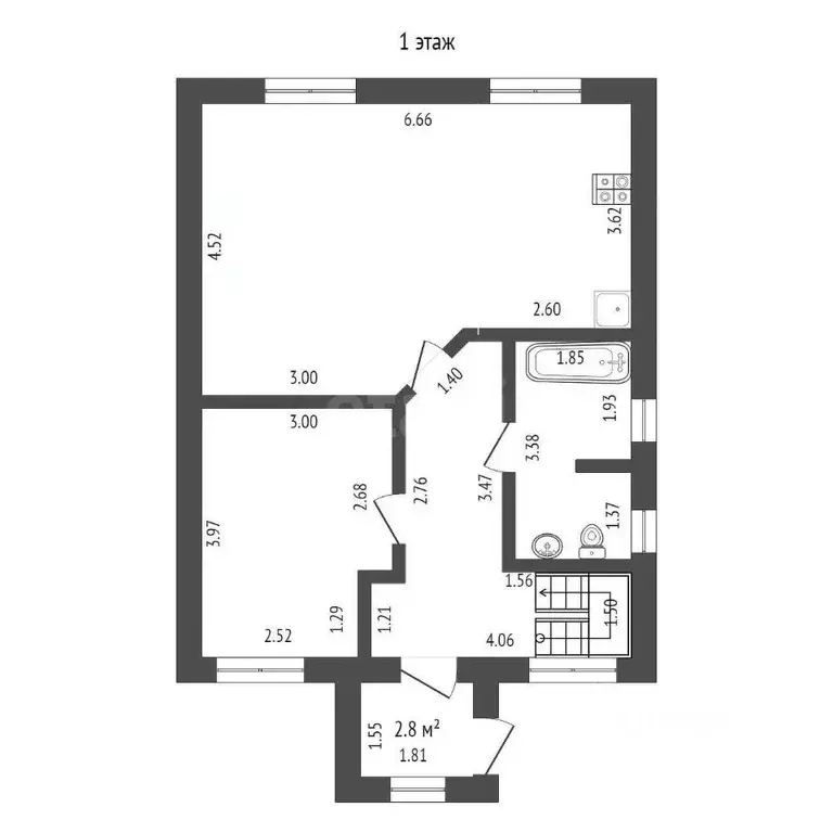 Дом в Тюменская область, Тюмень СОСН Березка-3 тер., ул. 12-я (115 м) - Фото 2