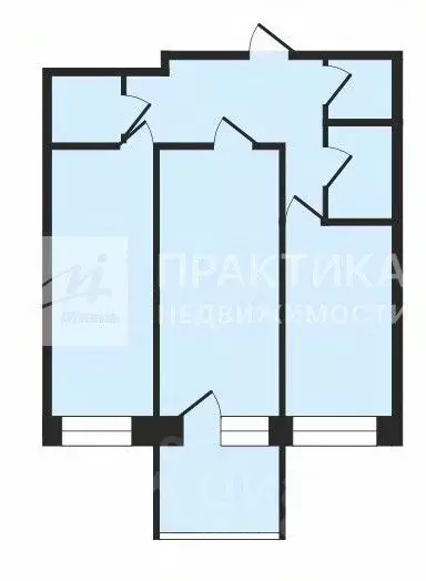 2-к кв. Москва Внуковское поселение, ул. Летчика Ульянина, 7 (52.6 м) - Фото 2