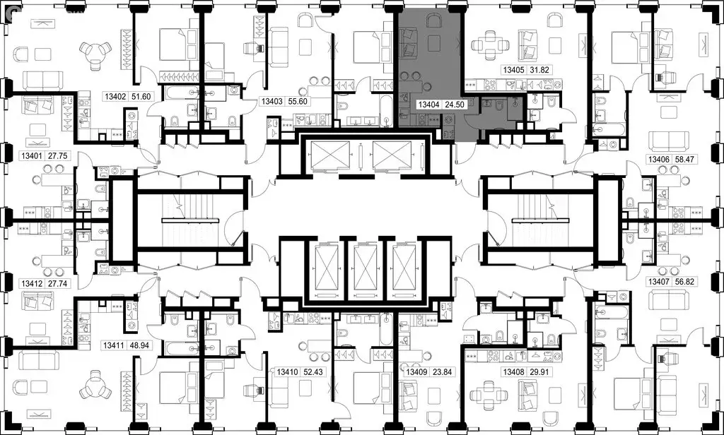 Квартира-студия: Москва, ЗАО, Можайский район (24.5 м) - Фото 1