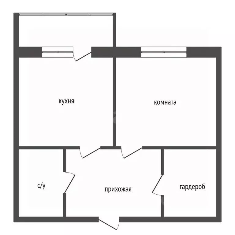 1-к кв. Красноярский край, Красноярск Линейная ул., 122 (39.0 м) - Фото 2