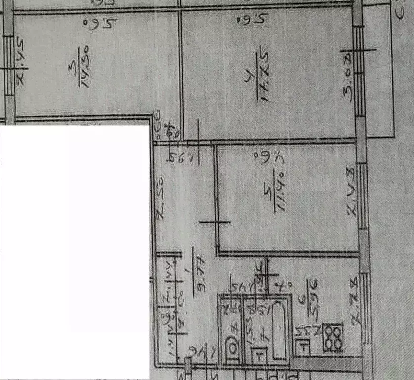 3-к кв. Нижегородская область, Нижний Новгород ул. Мельникова, 14 ... - Фото 2