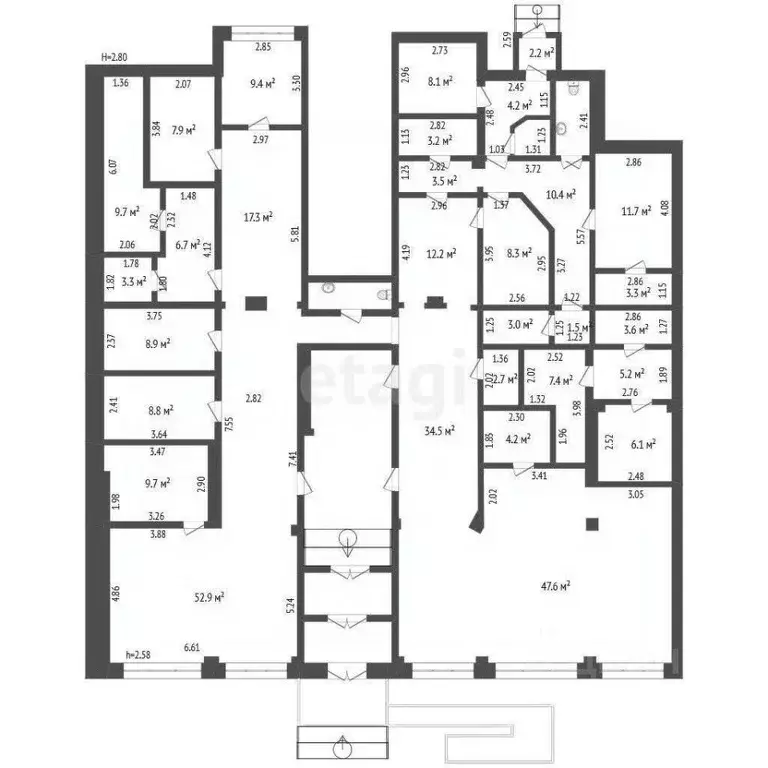 Офис в Ямало-Ненецкий АО, Новый Уренгой Оптимистов мкр, 3к1 (335 м) - Фото 1