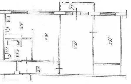 Продаётся 3-к квартира, 56.3 м - Фото 1