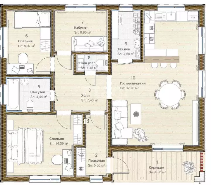 Дом в Курская область, Курский район, Новопоселеновский сельсовет, д. ... - Фото 2