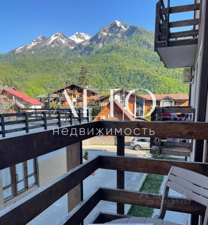 1-к кв. Краснодарский край, Сочи Красная Поляна пгт, ул. Пчеловодов, 9 ... - Фото 2