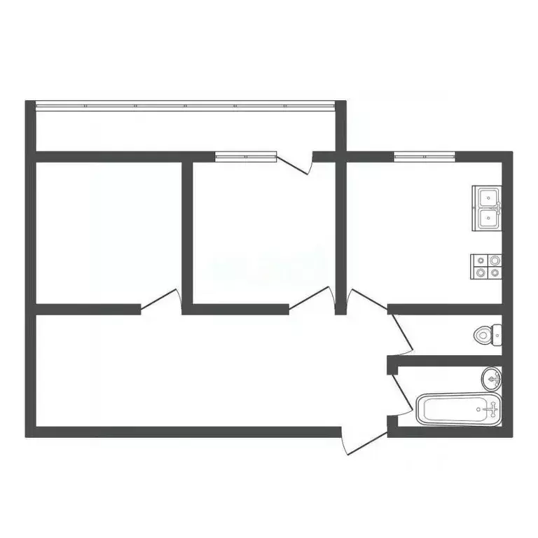 3-к кв. Владимирская область, Ковров Комсомольская ул., 95 (65.5 м) - Фото 1