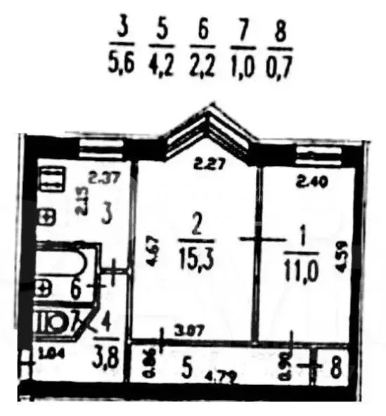 2-к кв. Санкт-Петербург Варшавская ул., 21 (43.8 м) - Фото 1