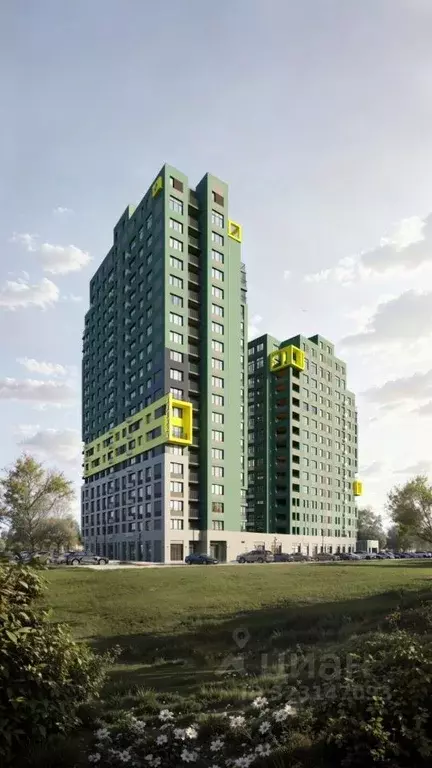 2-к кв. Тюменская область, Тюмень ДОК мкр, ул. Рылеева, 31 (73.69 м) - Фото 2