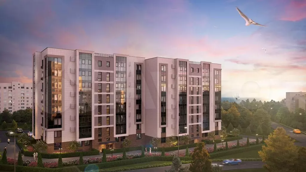 3-к. квартира, 82 м, 1/8 эт. - Фото 1