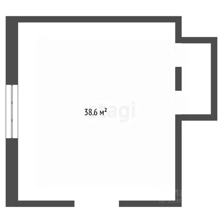 Торговая площадь в Томская область, Томск пер. 1905 года, 14/1 (39 м) - Фото 1