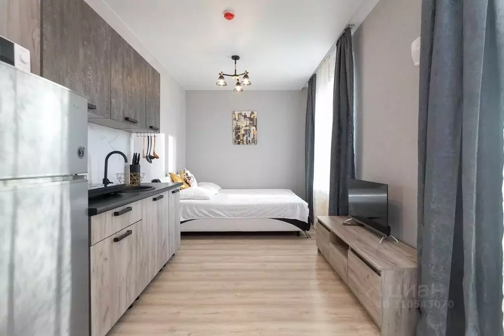 Студия Новосибирская область, Новосибирск ул. Гаранина, 39 (26.4 м) - Фото 1