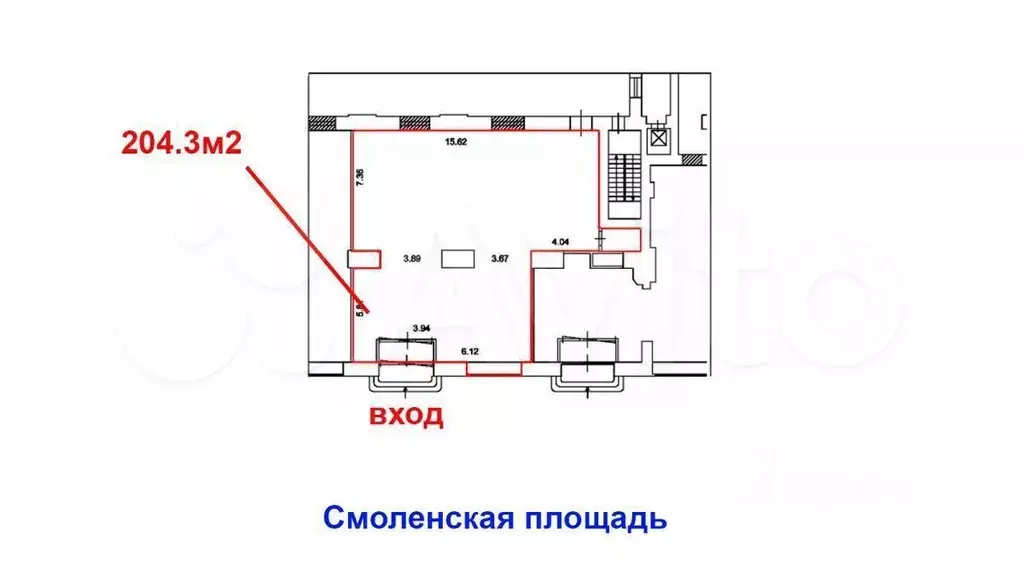 помещение свободного назначения 204 м - Фото 0