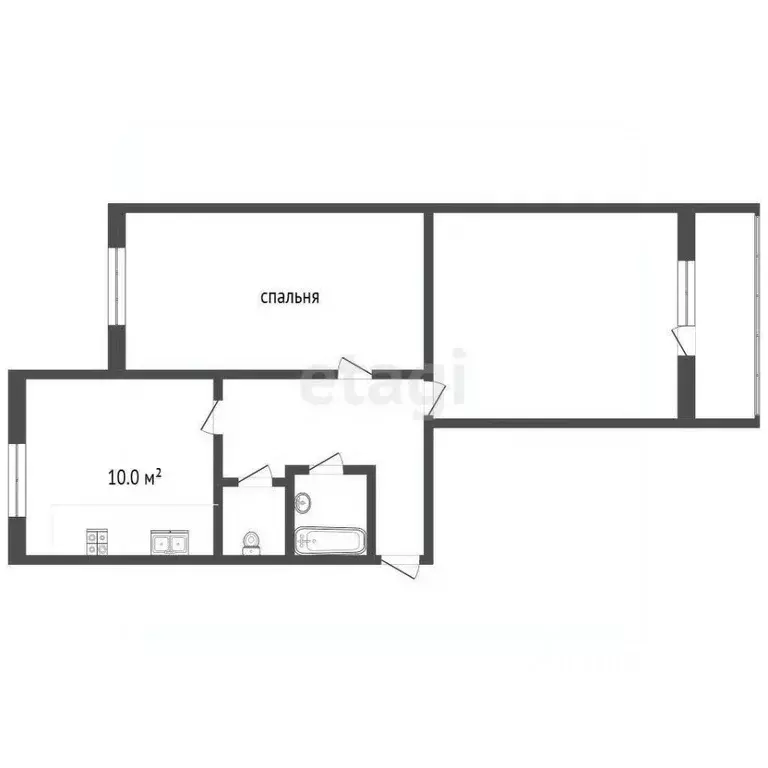 2-к кв. Орловская область, Орел Выставочная ул., 35 (49.0 м) - Фото 1