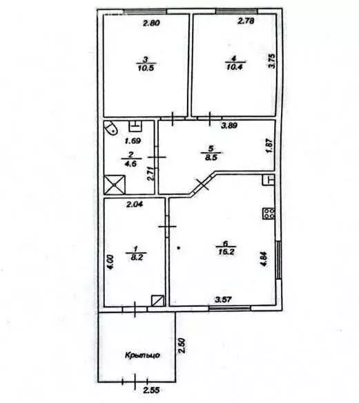 Дом в Казань, СНТ Смородинка, Дружная улица (59.5 м) - Фото 1