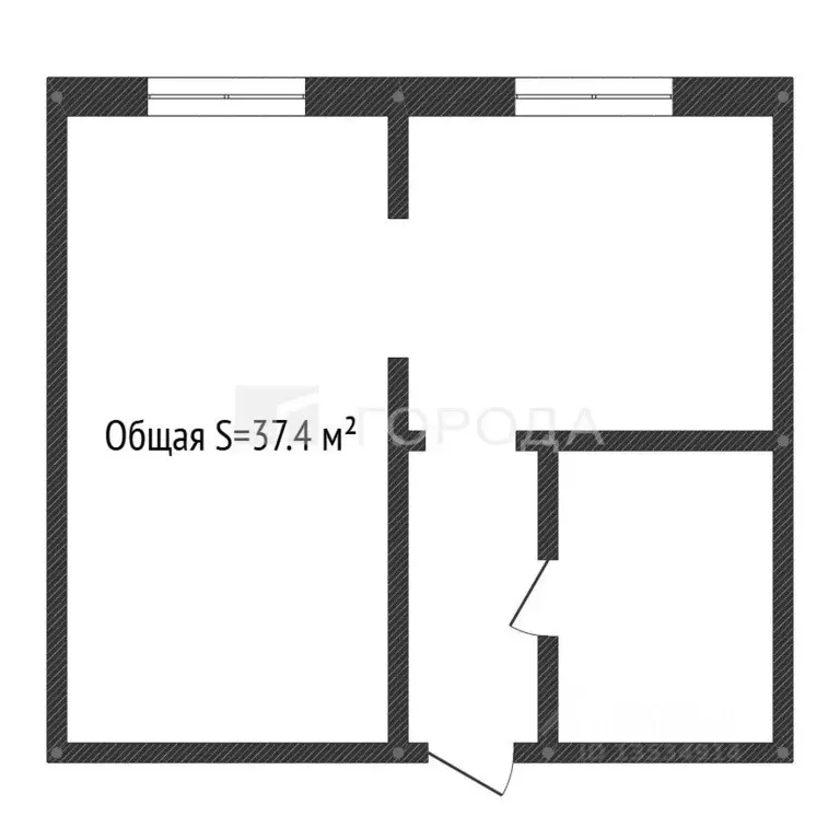 1-к кв. Алтайский край, Барнаул ул. Энтузиастов, 55 (37.4 м) - Фото 2