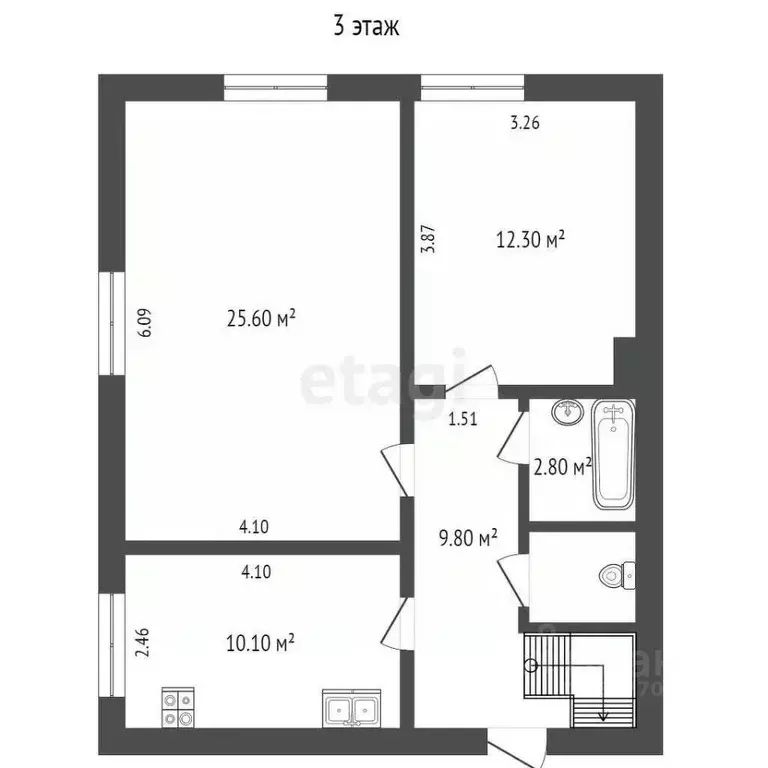 5-к кв. Ямало-Ненецкий АО, Тарко-Сале Пуровский район, Таежная ул., 5 ... - Фото 2