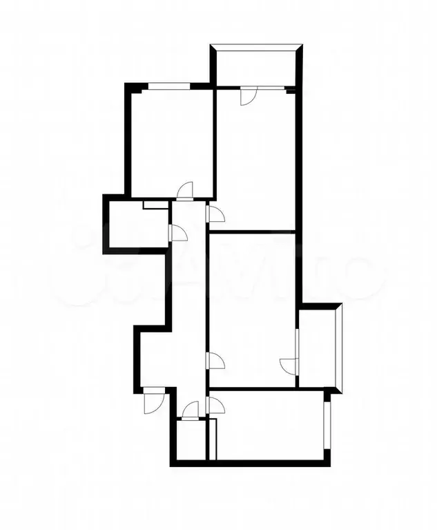 3-к. квартира, 74 м, 3/9 эт. - Фото 0