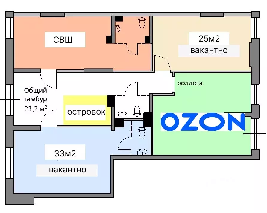 Помещение свободного назначения в Москва ул. Добролюбова, 8к2 (25 м) - Фото 2